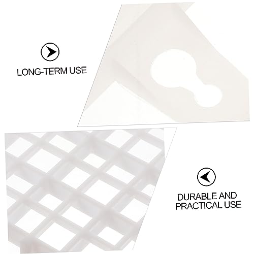 TOYANDONA 1 Set Durable Fish Tank Divider Mixed Breeding Isolation Panel with Suction Cups Cable Ties for Aquarium Supplies Enhances Fish Survival Rate Isolates Aggressive Species