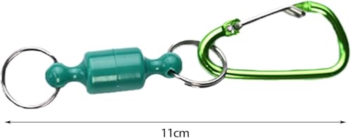 Fishing Strongest Magnetic Net Release Magnet Clip Holder Retractor, Quick Release Keychain with Super Strong Magnet, Fly Fishing Magnetic Buckle Fishing Equipment,Accessories