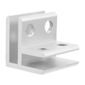 Artibetter Heavy Duty Glass Clamp 90 Degree Aluminium Alloy Bracket for 5-8mm Glass Shelf Mounting, Mirror Clips for Frameless Mirror Wall Hanging, Aquarium Tank Lid Support