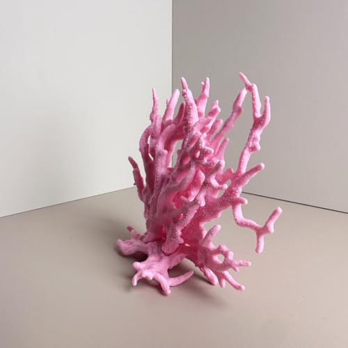 Fish Tank Decorations,Aquarium Corals Decoration, Aquarium Ornaments, Fish Tank Coral, Aquarium Corals Decoration, Fish Decorations for Aquarium (Pink, Medium) - color: Pink