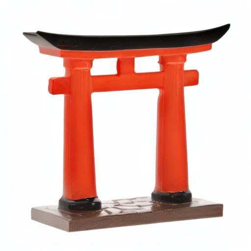IMIKEYA Japanese Torii Gate Fish Tank Decoration Bonsai Torii Fish Aquarium Decoration Chinese Decor Mini Torii Gate Model Terrarium Fairy Gardens Supplies Aquarium Landscape Prop The Bird