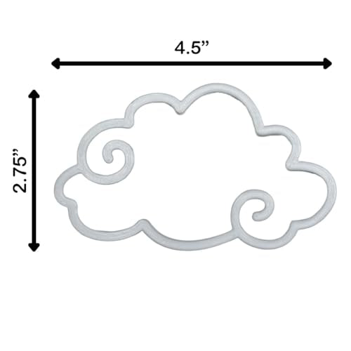 Fish Feeding Portals for Betta & Aquariums | Floating Food Rings & Breathing Windows (Multiple Shapes & Colors) (Cloud - Black) - color: Cloud - Black