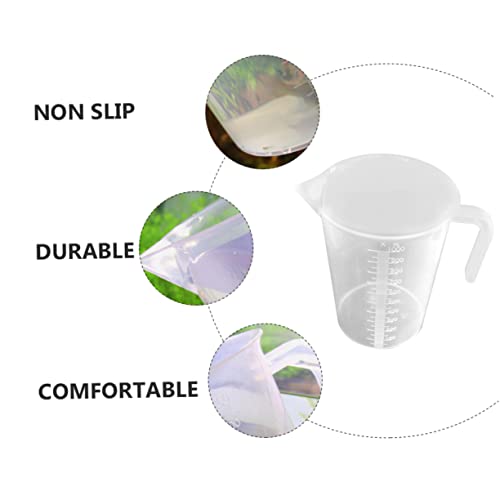 COLLBATH 1pc Aquarium Measuring Cup for Fish Feeding Water Changing and Accurate Liquid Measurement Non-breakable Design