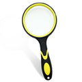 Premium 10X Magnifying Glass with Large 3 Inch (75mm) Lens - Ideal for Kids, Seniors, Close Work, Reading - Loupe Magnifier with Rubber Handle and Hole Design