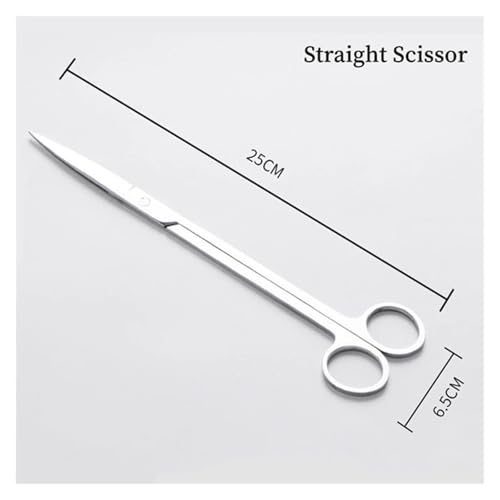 Aquarium Scissor Tweezers Tool Stainless Steel Aquatic Plants Set For Aquarium Maintenance(Straight Scissors) - color: Straight Scissors