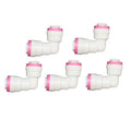 Malida 1/4 inch Quick Connect Check Valve for RO purifiers Water Reverse Osmosis System (Elbow Check Valve,5 pcs) - style: Elbow Check Valve,5 pcs