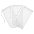 3Pcs Aquarium Filter Media Bag, Fine Mesh Aquarium Media Bag with Drawstring, Reusable Purigen Bags for Aquariums Fish Tank Rock Gravel Charcoal