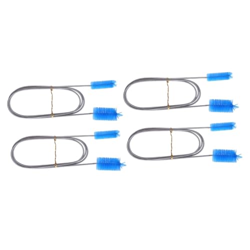 OUNONA 4pcs Double Aquarium Cleaning Brush Spring for Efficient Fish Tank Maintenance for Various Depths Deep Sea