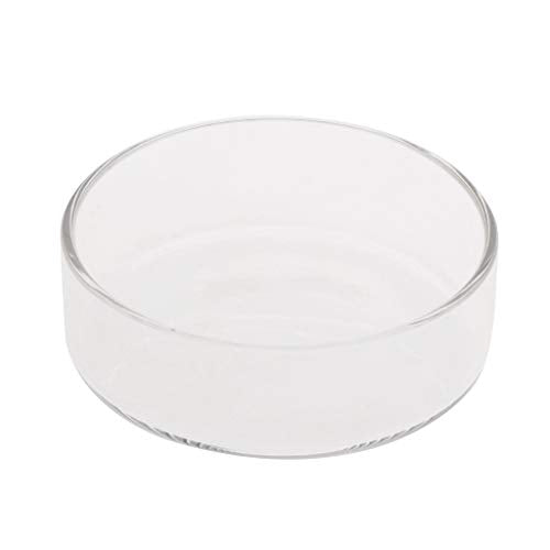 Aquarium Shrimp Feeding Dish High Clear Glass Bottom Feeders Food Bowl 3.9 3.5 3.2 2.4 Inches Round Tray - size: Diameter: 6cm(2.36in)