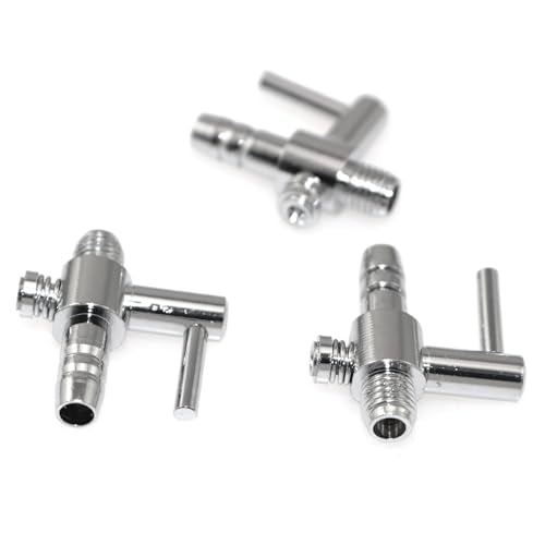 10PCS Airflow Unidirectional Threaded Control Valve Metal Valve Aquarium Air Pump Accessory AD-01A 25mm for Fish Room Air Systems for Hydroponics Aquariums and Aquaculture