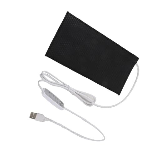 Reptile Heating Pad DC 5V Under Tank Terrarium with Temperature Control USB Power Safety 4 Gear Adjustment Reptile Heat Mat for Turtle Tortoise Snakes Lizard Gecko (25x30cm) - size: 25x30cm