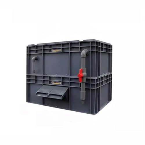 Aquarium Filter, Multi-Stage Filtration System for Fish Tanks and Ponds, Efficient Waterfall Design, Circulation Box for Drip Filter Applications - size: 60x40x44cm