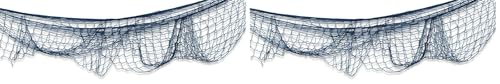 Beistle Set of 12 Fish Nets in Multicolor, Pirate Party Decorations, Nautical Party Wall Decor, Supplies for Birthday, Pirate, Luau Themed Party, 4' x 12' (Pack of 2) - color: Assorted, size: 4' x 12' (Pack of 2)