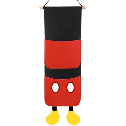 RUNROLE 8 Inch Felt Fish Extender - 2 Deep Pockets, Narrow Width to Right Fit The Cabin Door, HTV Friendly, Easily Customize, 2026&2027 FE for Gift Exchanges and Pixie Dust, Cruise Essentials