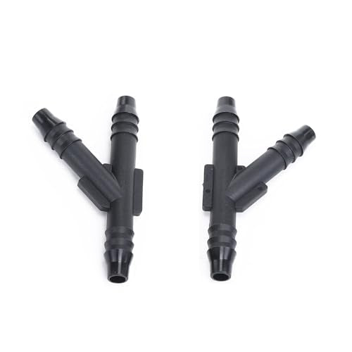 AC PERFORMANCE Plastic 5/16" Barbed Y Piece Pipe Hose Connector Joiner Tubing Splitter 3 Way, Pack of 2 - color: Y Shape, size: 5/16" - 2PCS