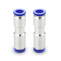 Metalwork Nickel Plated Brass & Plastic Push to Connect Inline Check Valve Union Fitting, 10mm Tube OD (Pack of 2) - size: 10mm OD
