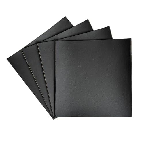 4 Pieces Adhesive Foam Padding 1/4 in Thick X 6 in X 6 in, Anti Vibration Pads, Closed Cell Foam Pads for Anti-Slip, Shock Absorption - size: 6in X 6in X 1/4in, style: With adhesive,Foam
