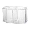 POPETPOP Transparent Betta Fish Isolation Box Professional Aquarium Breeding Tank for Fish Double Space Structure for Breeding and Isolation Home Aquariums