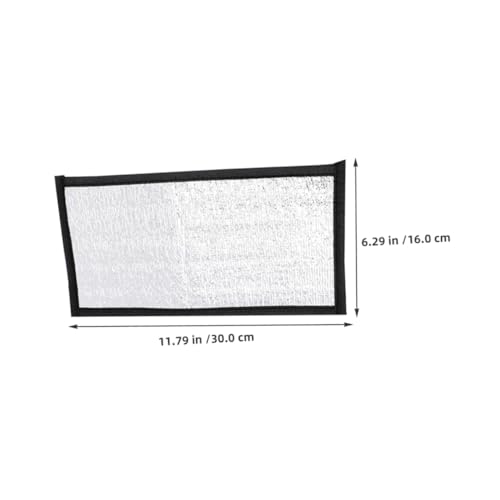 Toddmomy Reflective Insulation Pad Warming Mat for Food Heat Pad for Reptiles Tortoise Enclosure - size: 30.00X16.00X0.10CM