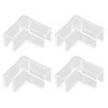 4PCS Fish Edges Protector Clear Fish Tools Clear Aquarium Fish Glass Cover Protector Easy Install - 8mm - size: 8mm