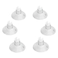 Pawfly Aquarium Suction Cup Clips for Standard 3/16" ID Airline Tubing Clear Air Hose Holder Clamp Accessories for Fish Tank Aeration Setup, 20 Pack - color: Clear