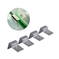 YARNOW Fish Tank Lid Support Clip Holder Set 6mm Stainless Steel Aquarium Glass Cover Accessories - size: Size 1