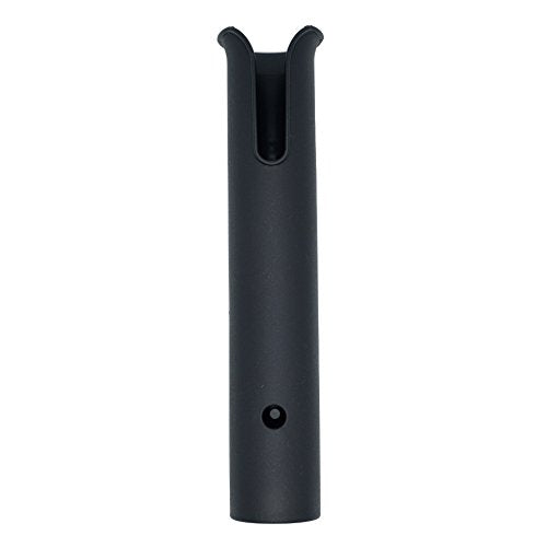 HiUmi Wall Mounted Fishing Rod Holders Tubes Links Fishing Rod Holder Rack Rests (1-Pole-Black) - color: 1-pole-black