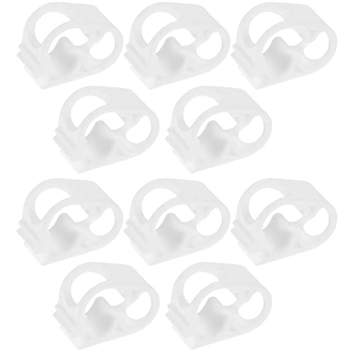 Holibanna 10-Piece Silicone Hose Clamp Set Water Flow Control Tube Clips for Infusion Bottles Adjustable and Sturdy Tube Clamps