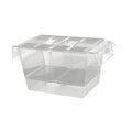Fish Breeding Isolated Box Float Hatching Separation Acrylic Hatching Box Fish Tank Hatchery for Clownfish Guppy, L - size: L