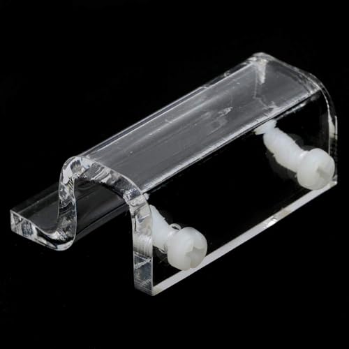 4Pcs Aquarium Lid Clips for 6-12mm Glass, Rimless Aquarium Acrylic Fish Tank Cover Clip Glass Cover Holder Aquarium Fish Tank Cover Support Clamp Accessory