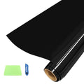 15.7X 39.4in Aquarium Background Black, Fish Tank Background Wallpaper Electrostatic Thickening, Easy to Install