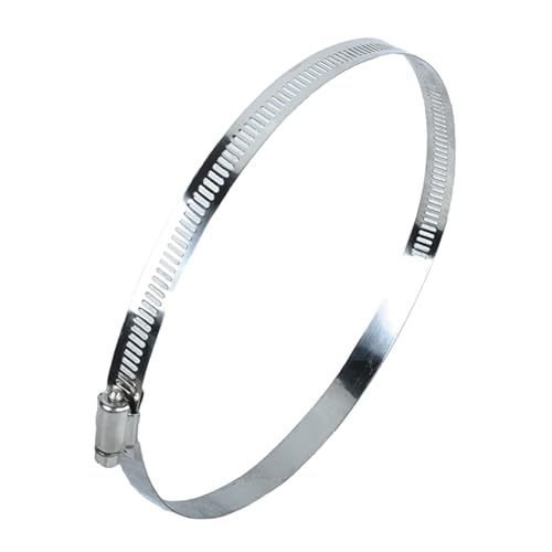 10Pcs Narrow Band 12mm Steel Adjustable Hose Clamp Hoop 141-165mm HC141-165/12 (141-165mm) - size: 141-165mm