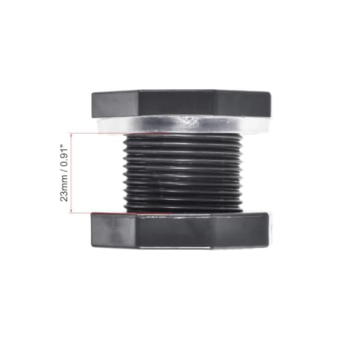 Bulkhead Fitting, G1/2 Male, Tube Adaptor Pipe Fitting with Silicone Gasket, Water Tank Connector for Rain Barrels Aquariums Water Tanks Tubs Pools Spigot, 4pcs - size: G1/2 4pcs