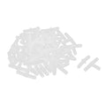 uxcell Universal Plastic T Shape 3 Way Aquarium Hose Air Tubing Connectors 60 Pcs