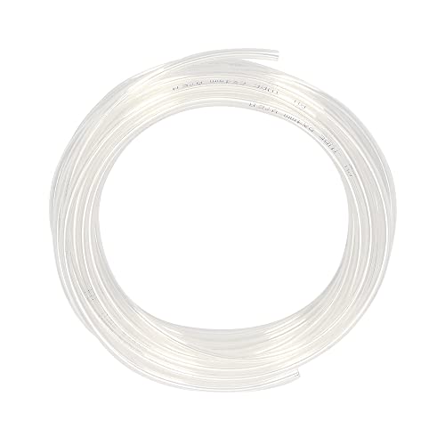 Pneumatic Tubing Clear 5/16 inch or 8mm OD 5mm ID PU Air hose Pipe Tube 39.4ft/12 Meter for Air Line or Fluid Transfer - color: Clear, size: 8mm OD-39.4Ft/12Meter