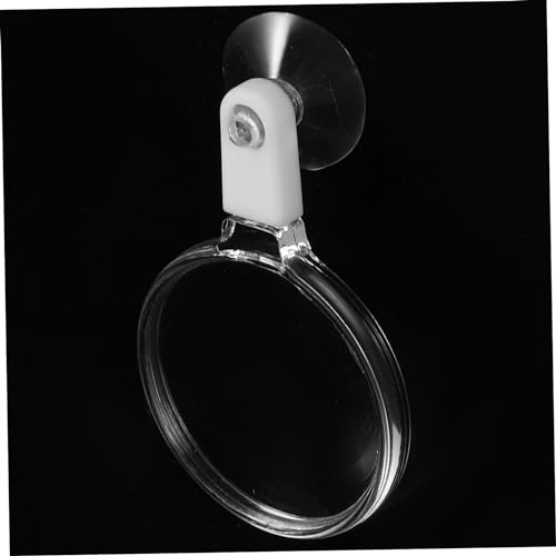 Abaodam Betta Fish Magnifier Suction Cup Magnifying Glass for Small Animals Plants Ants Spiders Easy Installation for Home Aquarium Exploration