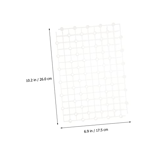 2pcs Aquarium Divider Transparent Gravel Plate Wear-Resistant Tank Partition for Breeding Fish Smooth Edges Easy to Install Retention - color: Transparent