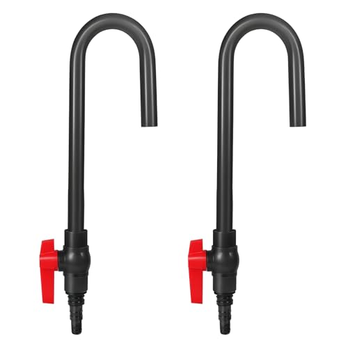 2 PCS Automatic Aquarium Water Refiller – PVC Wall-Mounted, Hands-Free & Spill Free Water Changer Hook with Flow Switch – Compatible with Python Systems – Filler Tube for 1/2", 5/8", 3/4" Hose