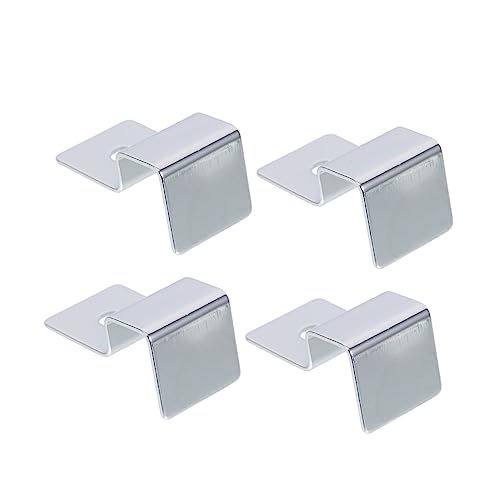 Fish Tank Bracket Support Frame, Stainless Steel Clip Holder for Aquariums, Glass Cover Support for Frameless Fish Tanks, 4 Pack