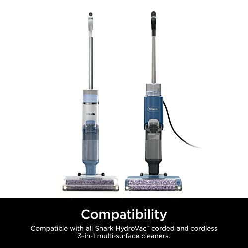 Shark HydroVac Antimicrobial Brushroll* & 2-Pack Filter Bundle, Compatible with All Hydrovac 3-in-1 Multi-Surface Cleaners for All Sealed Hard Floors and Area Rugs, Purple/White, WDB1F2