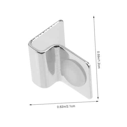 Stainless Steel Fish Tank Cover Brackets 4Pcs Aquarium Lid Clips Secure Support for 5mm Glass Aquarium Lid Fish Tank Accessories