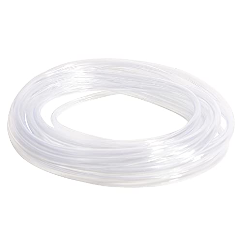 QuQuyi PVC Vinyl Tubing Lightweight Grade Clear Plastic Tube, 3mm ID X 5mm OD PVC Tube Flexible Plastic Hose Line Pipe Oil Resistant Multipurpose Vinyl Hose, BPA Free，32.8FT - size: 3x5mm, style: 32.8 Feet
