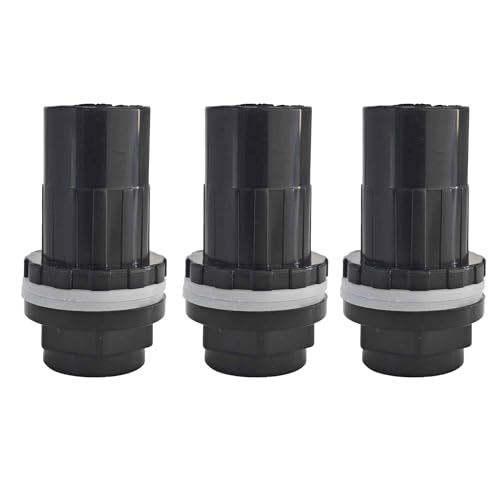 3PCS 25mm/0.98" PVC Aquarium Water Pipe Connector, Straight Tube Joint for Fish Tank Filter Systems, Universal Hose Fitting Accessories for Aquarium Plumbing - size: 25mm/0.98"