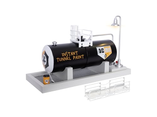 Lionel Looney Tunes Acme Plug-Expand-Play Tank O Gauge Model Train Accessory – Illuminated Tank with Metal Platform & Walkways, Railroad Scenery, Age 14+
