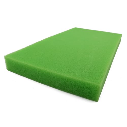 Aquarium Bio Sponge Pad Filter Media for Fish Tank,20/30/40PPI Open Cell Coarse Foam Block Foam Pre Filter Sponge (23" Lx 12.5" W x 2" H 30PPI) - size: 23" Lx 12.5"W x 2"H 30PPI