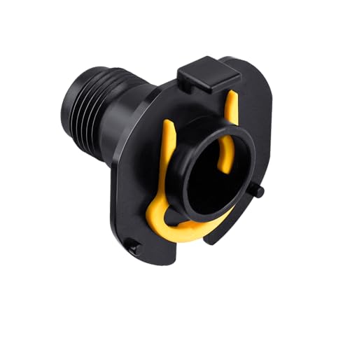 Hose Reel Connector with Yellow Retainer Clip Part Compatible with S-uncast Model Hose Reels (1)