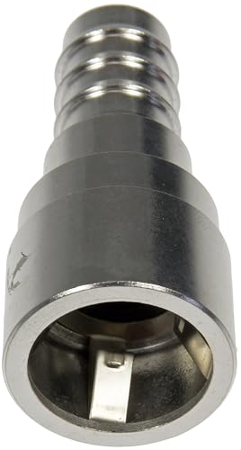Dorman 800-917HP Metal Heater Hose Connector - 3/4 in. Tube x 3/4 in. Hose Compatible with Select Models (OE FIX) - size: 0.885 inches