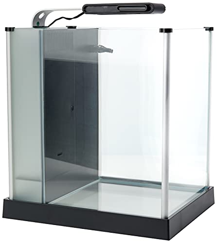 Fluval SPEC Freshwater Aquarium Kit, Aquarium with LED Lighting and 3-Stage Filtration, 2.6 Gallon, Black - color: Black, size: 2.6 Gal.