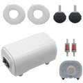 Aquarium Air Pump for Fish Tank, 2 Outlets Adjustable Bubbler, Ultra Quiet & Powerful (3W/5W/10W), Includes Air Stones/Tubing/Check Valve, 108GPH-260GPH for 300-600 Gallon Tanks