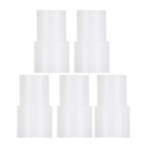 5Pcs Aquarium Water Tube Rubber Pipe Adapter Set, Transparent Hose Reducing Connector for Fish Tank, Dual - Size Silicone Tubing Fitting with Flexible Rubber Material for Aquarium (M 62x50cm / - size: M 62x50cm / 24.41x19.69in